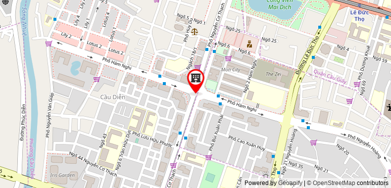 Bản đồ đến địa chỉ Công Ty TNHH Cdhome