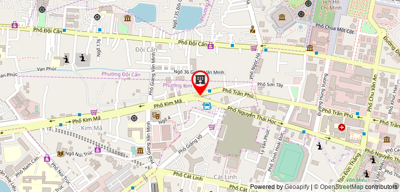 Map to Penya Blaugrana Hanoi Club Joint Stock Company