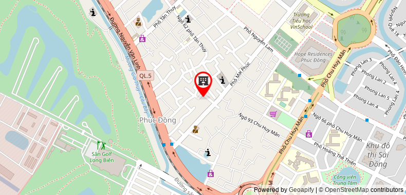 Map to Cityfarms Organic Green Vegetable Joint Stock Company