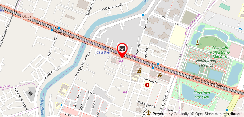 Map to Ha Noi Trade Center Joint- Venture Joint Stock Company
