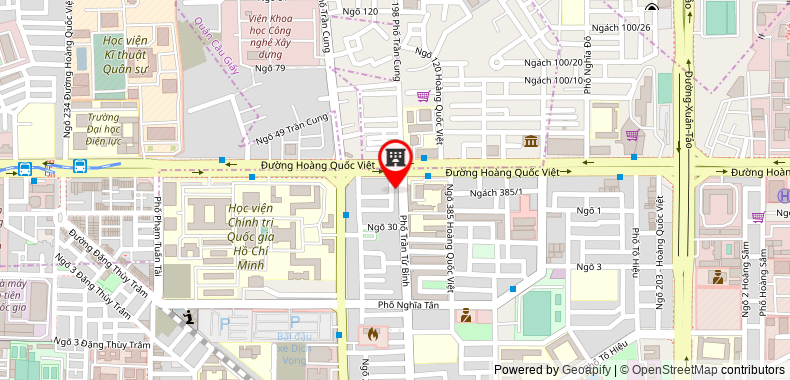 Bản đồ đến địa chỉ Công Ty TNHH Tư Vấn Kế Toán & Kiểm Toán Hà Nội