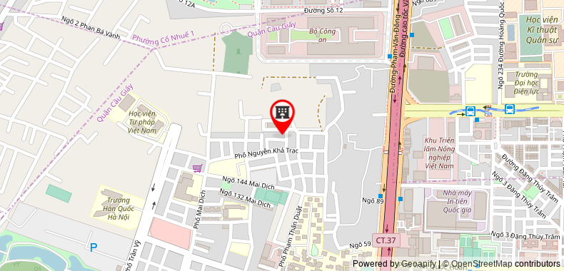 Bản đồ đến địa chỉ Công Ty TNHH An Khang Việt Nam