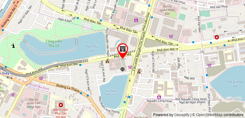 Bản đồ đến địa chỉ Văn Phòng Đại Diện Công Ty Cổ Phần Aidem Tại Thành Phố Hà Nội