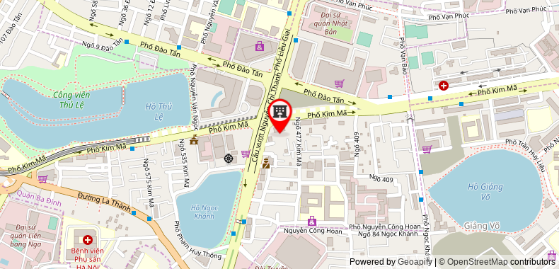 Map to Huyen Phuong TM And DV Company Limited