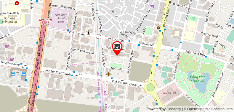 Map to Alpha Thang Long Real Estate Investment & Development Joint Stock Company