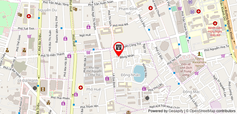 Map to Minh Anh Auto Parts Company Limited