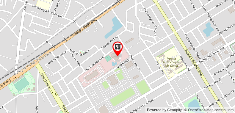 Map to Bac Giang Branch - Huong Sen Services and Investment Trading Company Limited