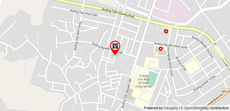 Map to Nhat Minh Bac Giang Advertising Joint Stock Company
