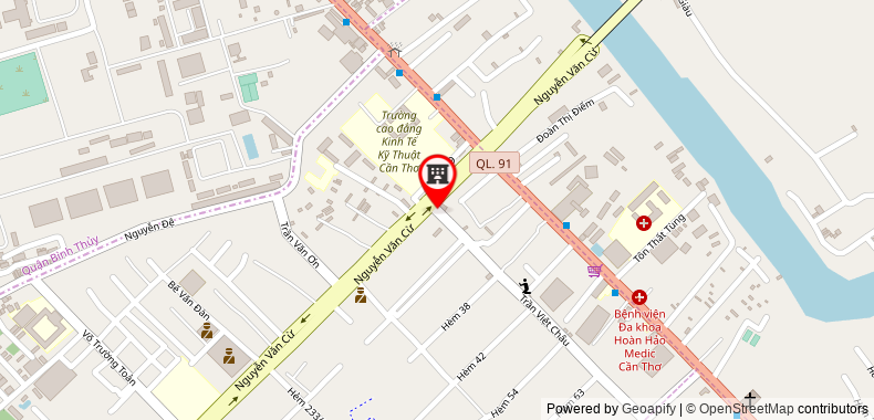 Map to Thanh Danh Huy Hoang Limited Liability Company