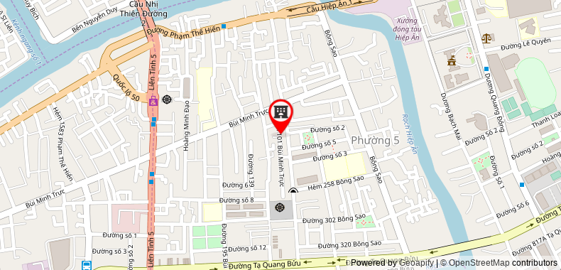 Map to Duy Thanh Consulting - Design - Construction Company Limited