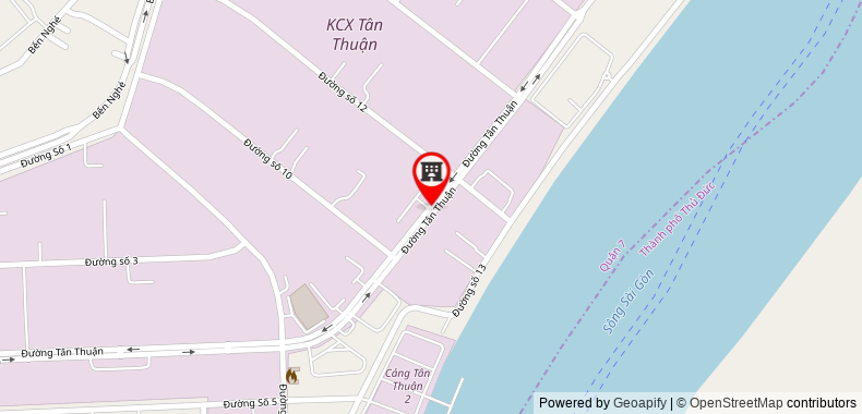 Bản đồ đến địa chỉ Công Ty TNHH XNK Sắt Thép Tân Thuận