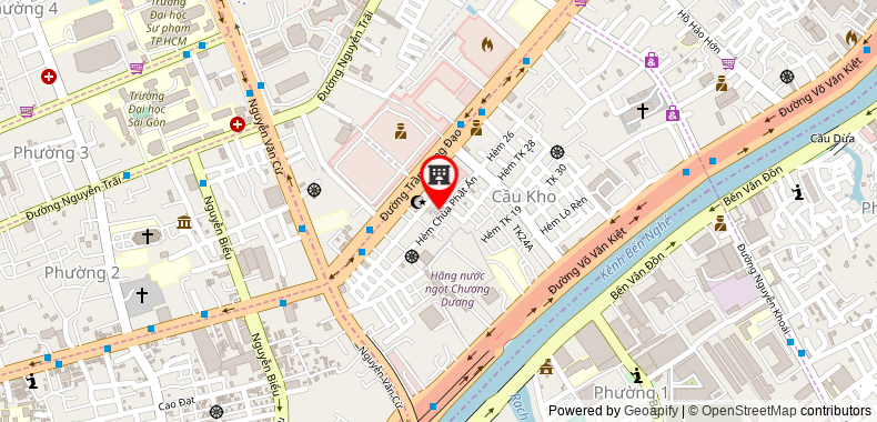 Bản đồ đến địa chỉ Công Ty Cổ Phần Đầu Tư Xây Dựng Hạ Tầng Viễn Thông Thành Phố Hồ Chí Minh