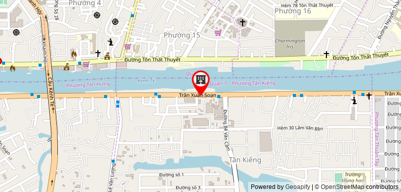 Map to Trung Hau Construction Architecture Design Company Limited