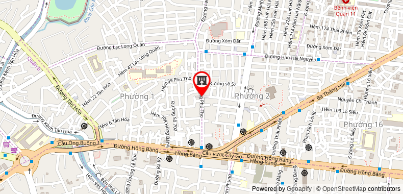Bản đồ đến địa chỉ Công Ty TNHH May Tano