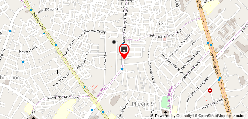 Map to Luc Thien Construction Company Limited