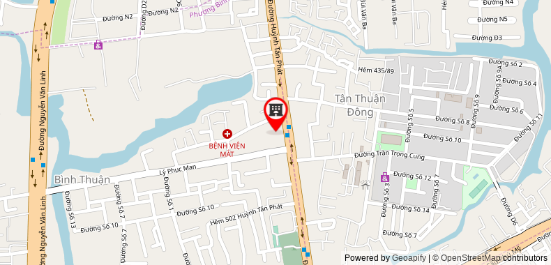 Map to Minh Nhat Mechanical Electrical and Energy Limited Company