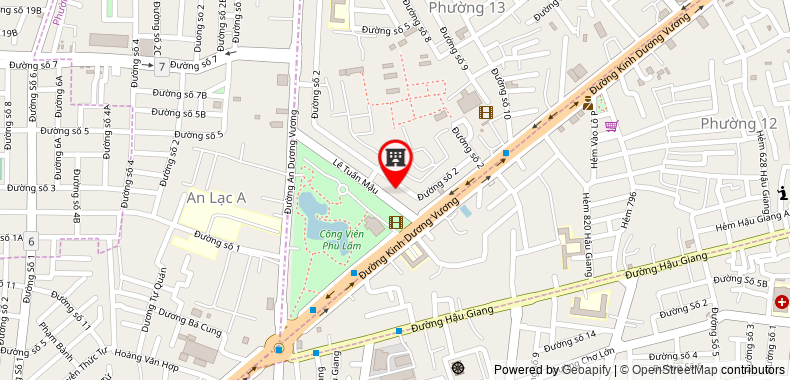 Map to Phuong Nguyen Investment Company Limited