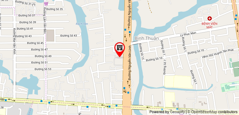 Map to Kien Trung Trading Development Company Limited