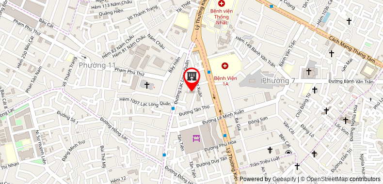 Map to Thien An Nam Sai Gon Construction Trading Company Limited