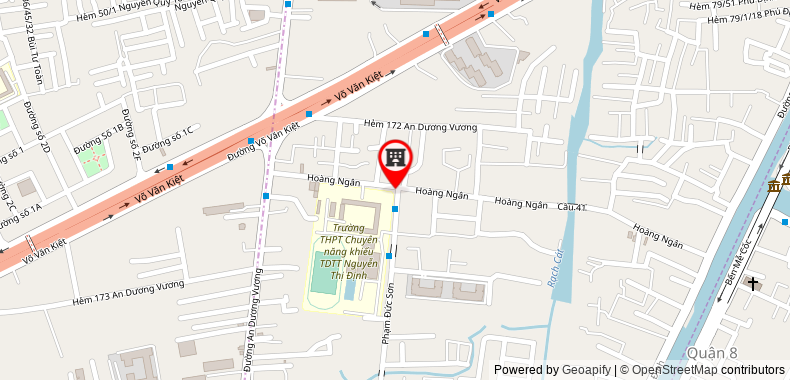 Map to Kim Phong Plastic Company Limited