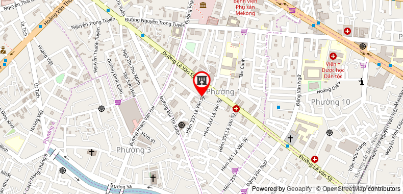 Map to Chuyen Phat Nhanh Quang Thach Company Limited