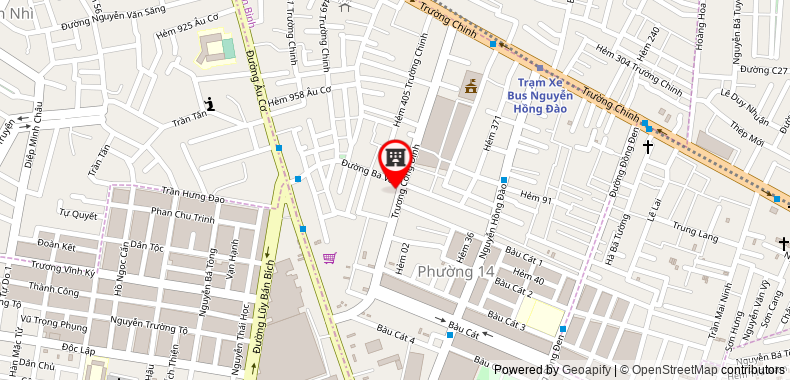 Map to Gia Dinh Thanh Electric Construction Service Trading Joint Stock Company