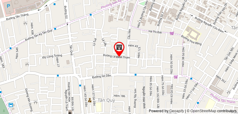 Map to Dang Phat Mechanical Industry Company Limited