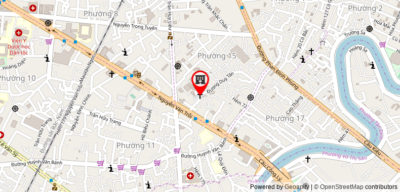 Map to Khai Nam Construction Investment Consultant Company Limited