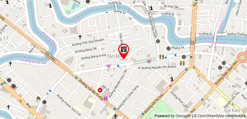 Bản đồ đến địa chỉ Công Ty TNHH Một Thành Viên Sản Xuất Thương Mại Dịch Vụ Quảng Cáo Thiên Phát