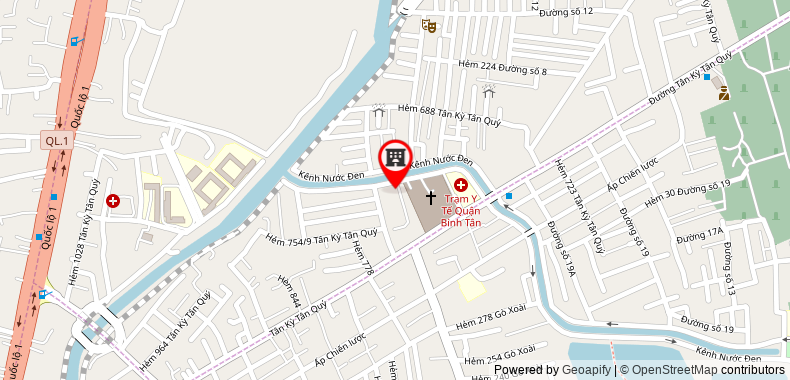 Bản đồ đến địa chỉ Công Ty TNHH Cơ Điện Thiên Phong Mct