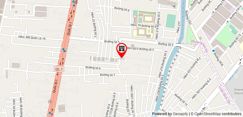Map to Nguyet Nguyen Company Limited