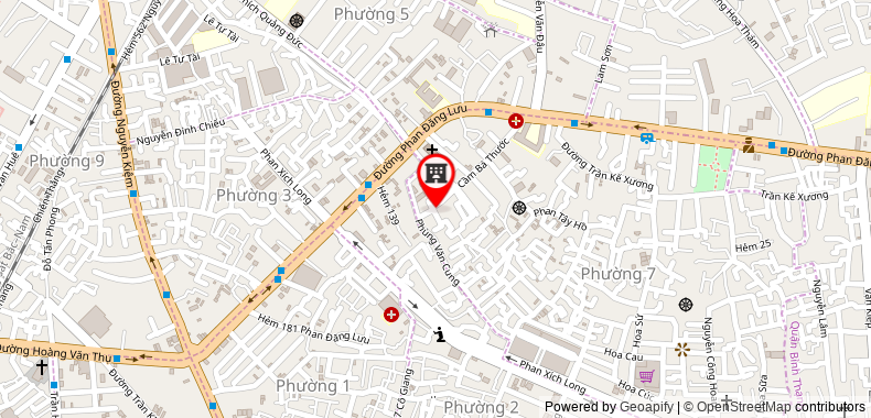 Bản đồ đến địa chỉ Công Ty TNHH Sản Xuất Thương Mại Dịch Vụ Hoàng Liêm Minh