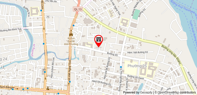 Map to Sai Gon 6 Dt and XD Joint Stock Company