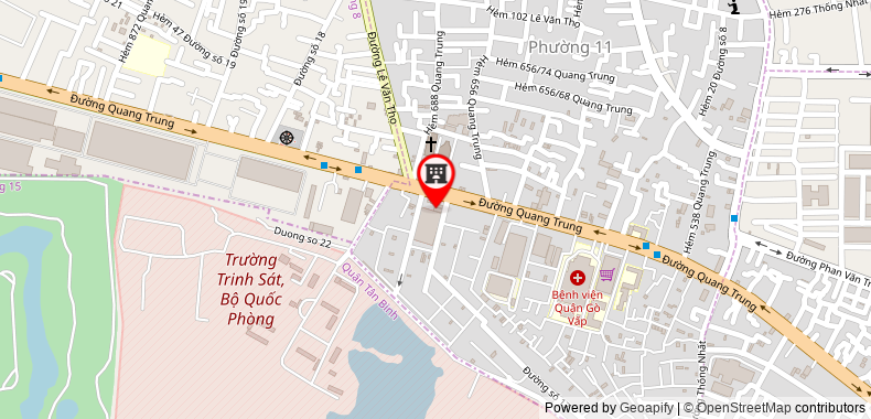 Bản đồ đến địa chỉ Công Ty TNHH XNK Thanh Thành Hcm