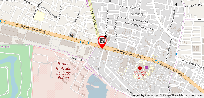 Bản đồ đến địa chỉ Công Ty TNHH Thiên Vi Spa