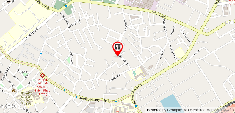 Map to Dien Lanh Quang Minh Services Install Repair Maintain Company Limited