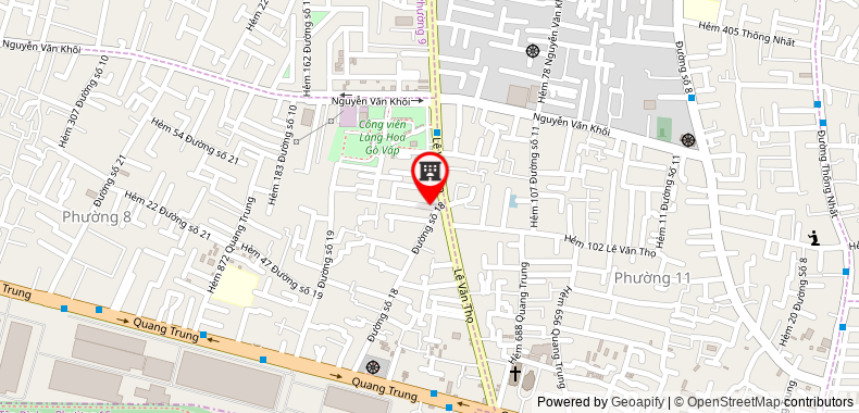 Map to Hong Vinh Tourist Technology Company Limited