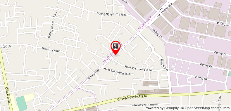 Map to Phung Nguyen Decor Furniture Company Limited