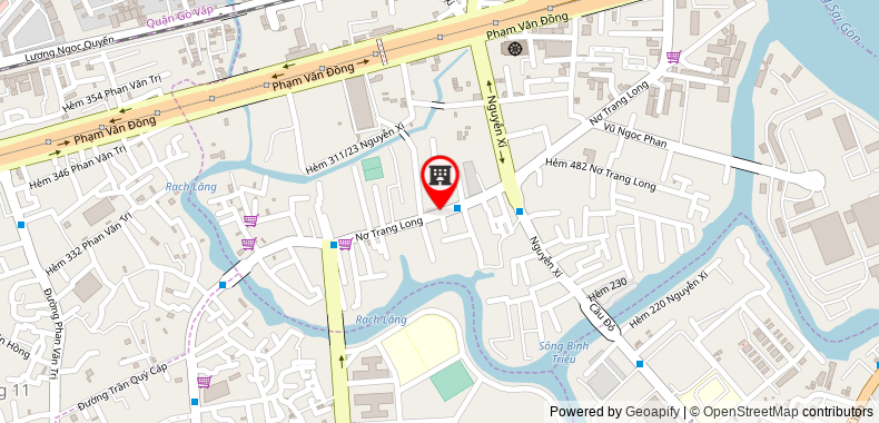 Map to Dien Khoi Real Estate Joint Stock Company