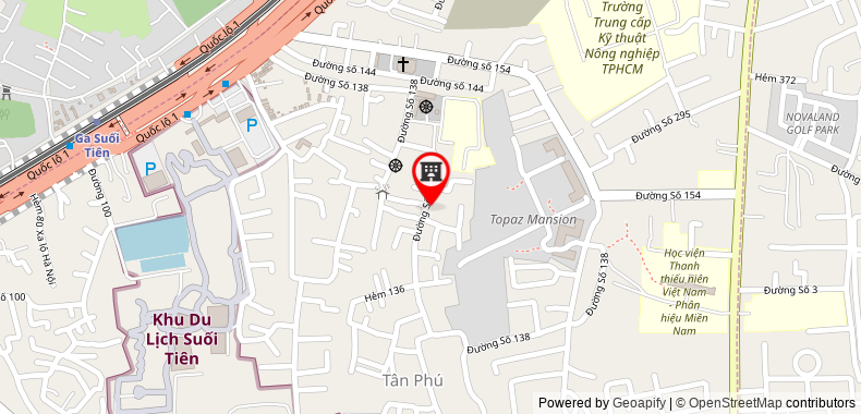Bản đồ đến địa chỉ Công Ty TNHH Thương Mại Dịch Vụ Sản Xuất Xuất Nhập Khẩu Đầu Tư Lộc Tùng