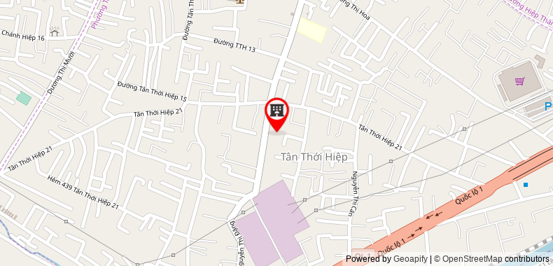 Map to Tan Ngoc Phat Advertising Construction Company Limited