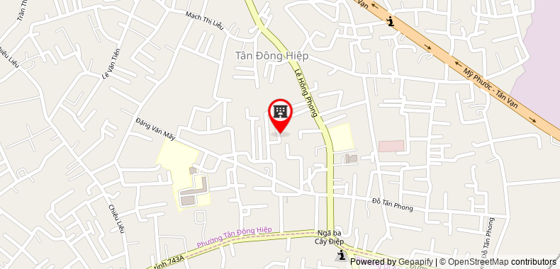 Bản đồ đến địa chỉ Công Ty TNHH Một Thành Viên Thương Mại Dịch Vụ Thiết Bị Công Nghiệp Hồ Minh Tuyên