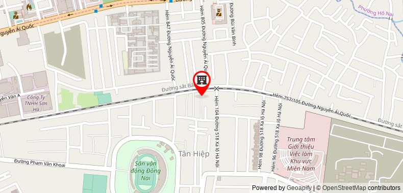 Bản đồ đến địa chỉ Công Ty TNHH Sản Xuất Thương Mại Trang Trí Nội Thất Tiến Lực