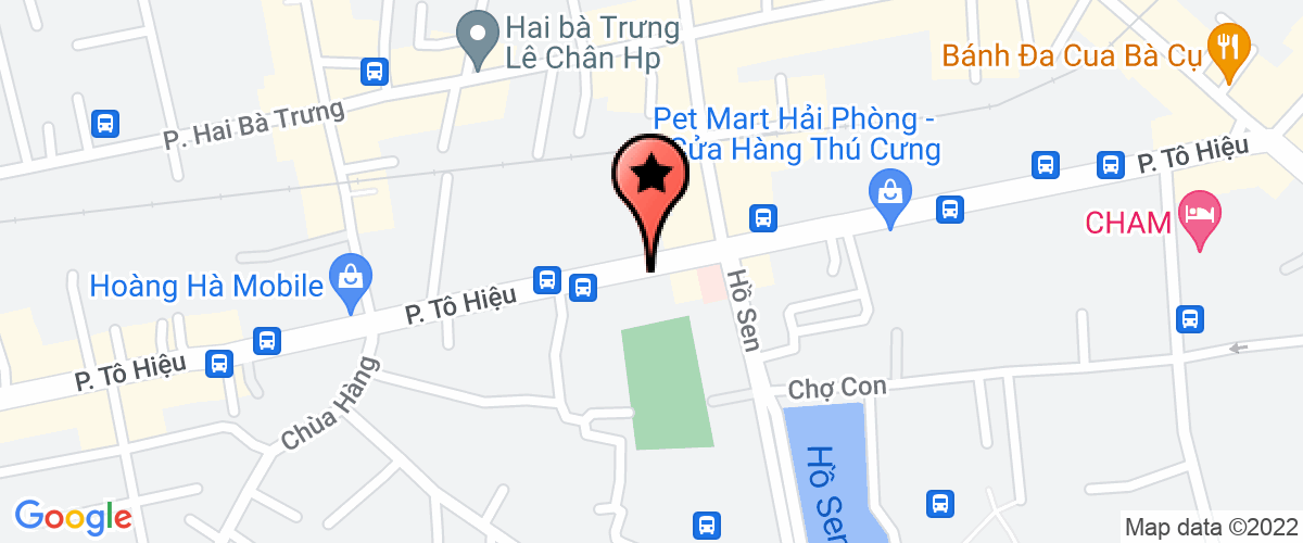 Map to Hai Phong Electric Vehicles Joint Stock Company