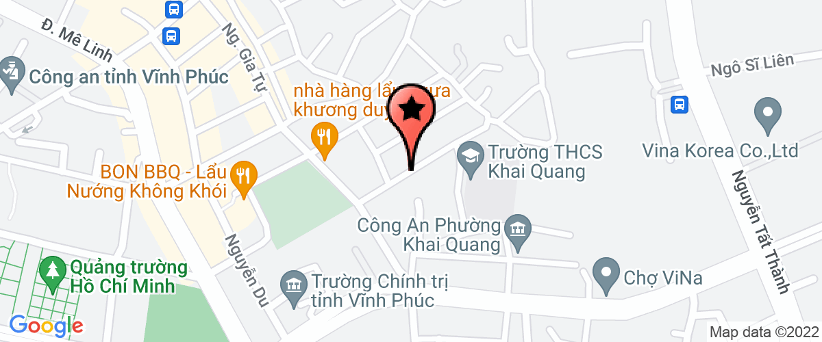 Map to Sen Hong Service Joint Stock Company