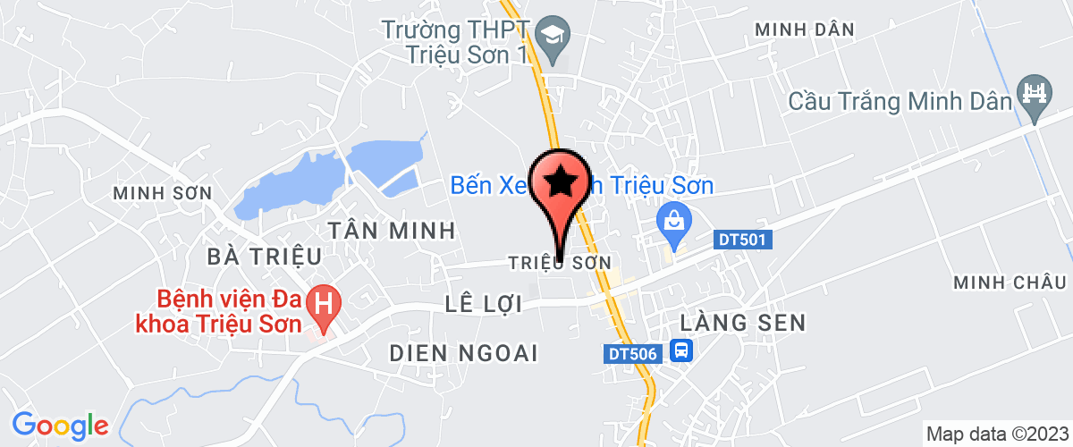 Bản đồ đến địa chỉ Văn Phòng Đại Diện Triệu Sơn - Công Ty TNHH Thương Mại - Dịch Vụ Hoàng Phú Minh