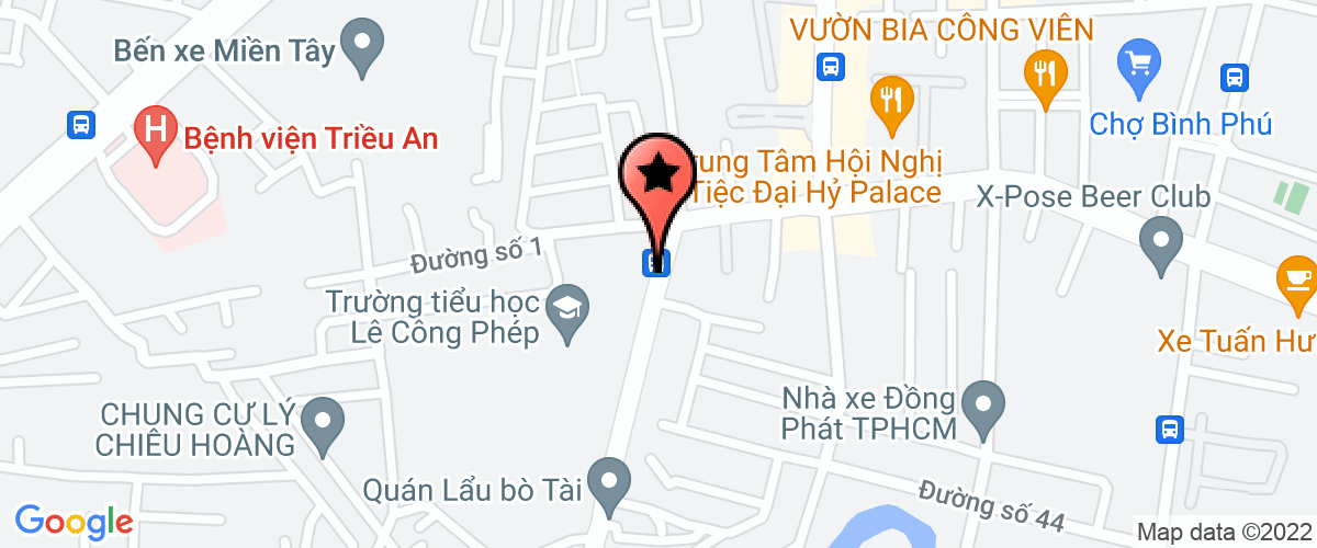 Bản đồ đến địa chỉ Công Ty TNHH Thương Mại Hiệp Châu