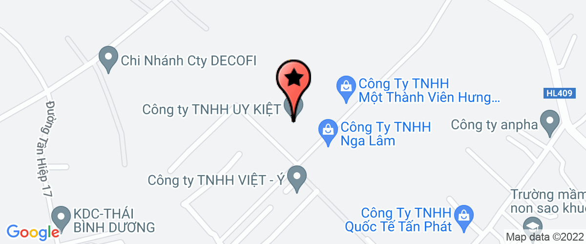 Map to Uy Kiet Company Limited