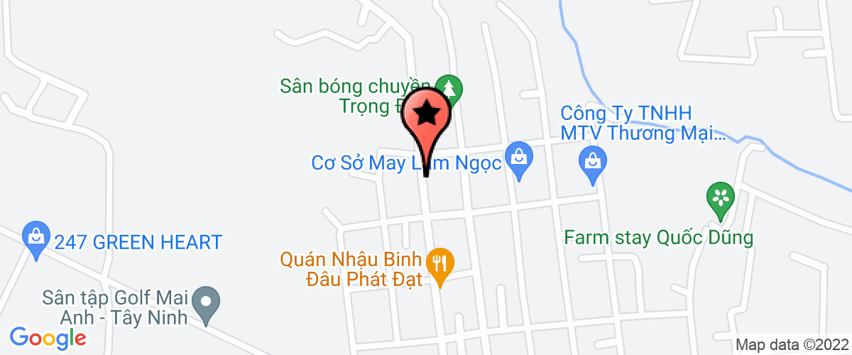 Map to Tay Ninh Co.op Company Limited