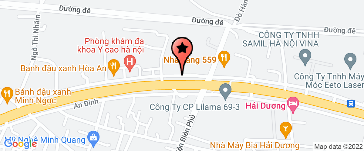 Map to Trade and Toursim Huong Viet Joint Stock Company